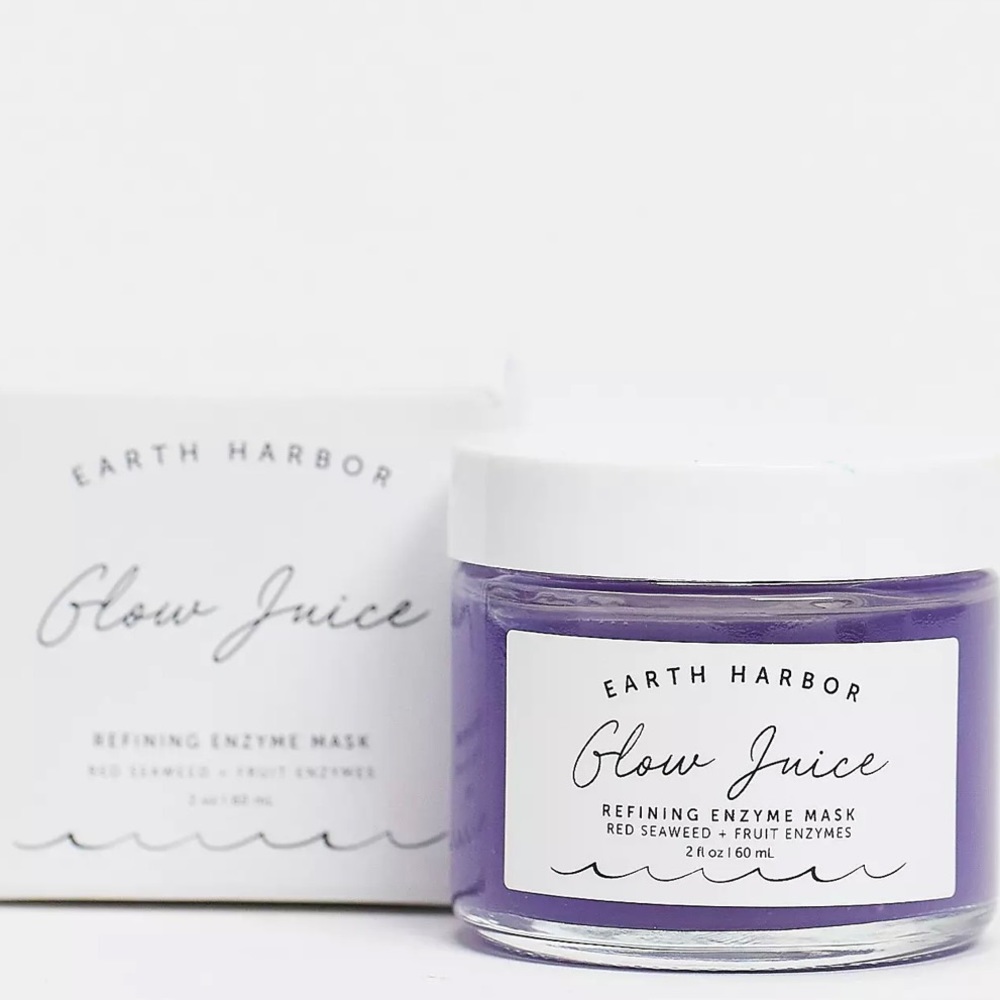 2/$25 EARTH HARBOR GLOW JUICE REFINING ENZYME MASK